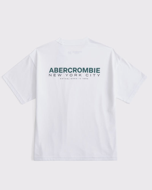 Franela cuello redondo con estampado para niño