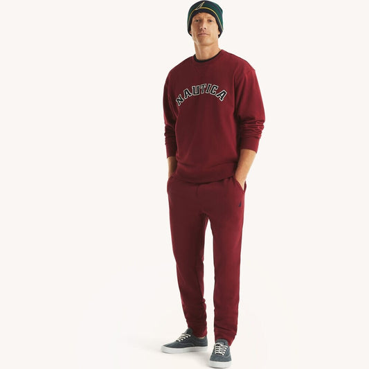 Sudadera cuello redondo con estampado central