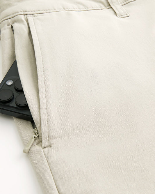 Bermuda elástica con cremallera