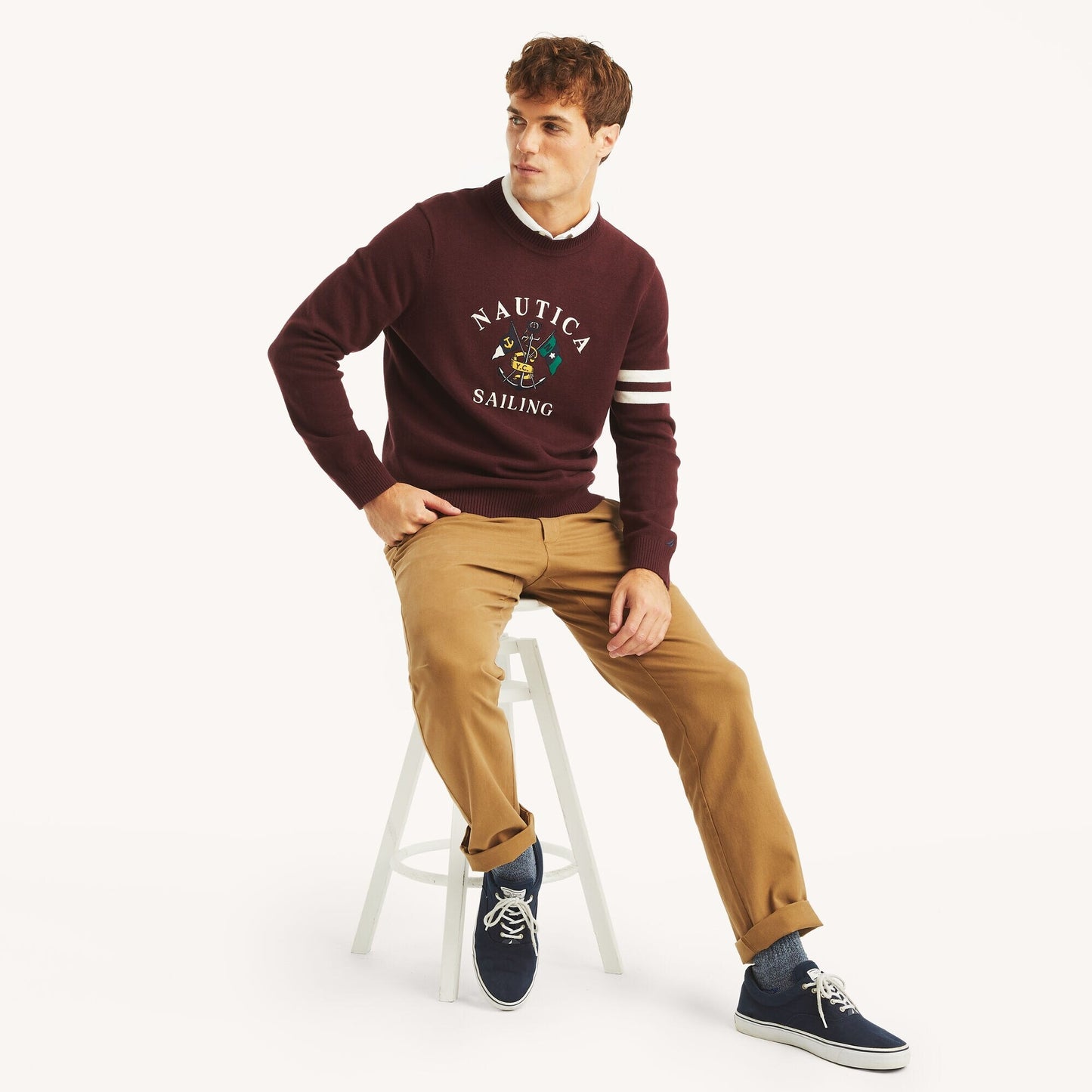 Pantalón chino recto