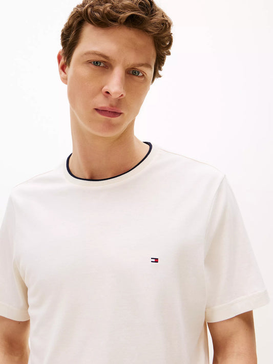 Franela cuello redondo unicolor de modal