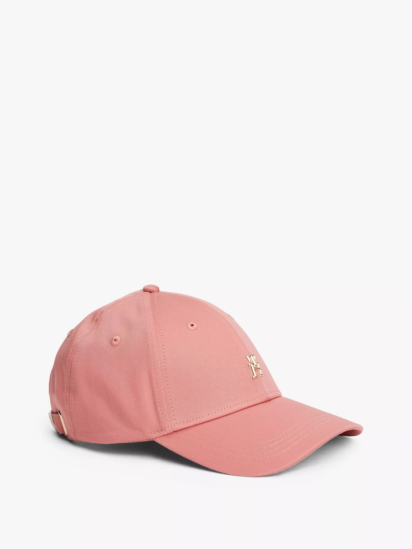 Gorra con logo en broche