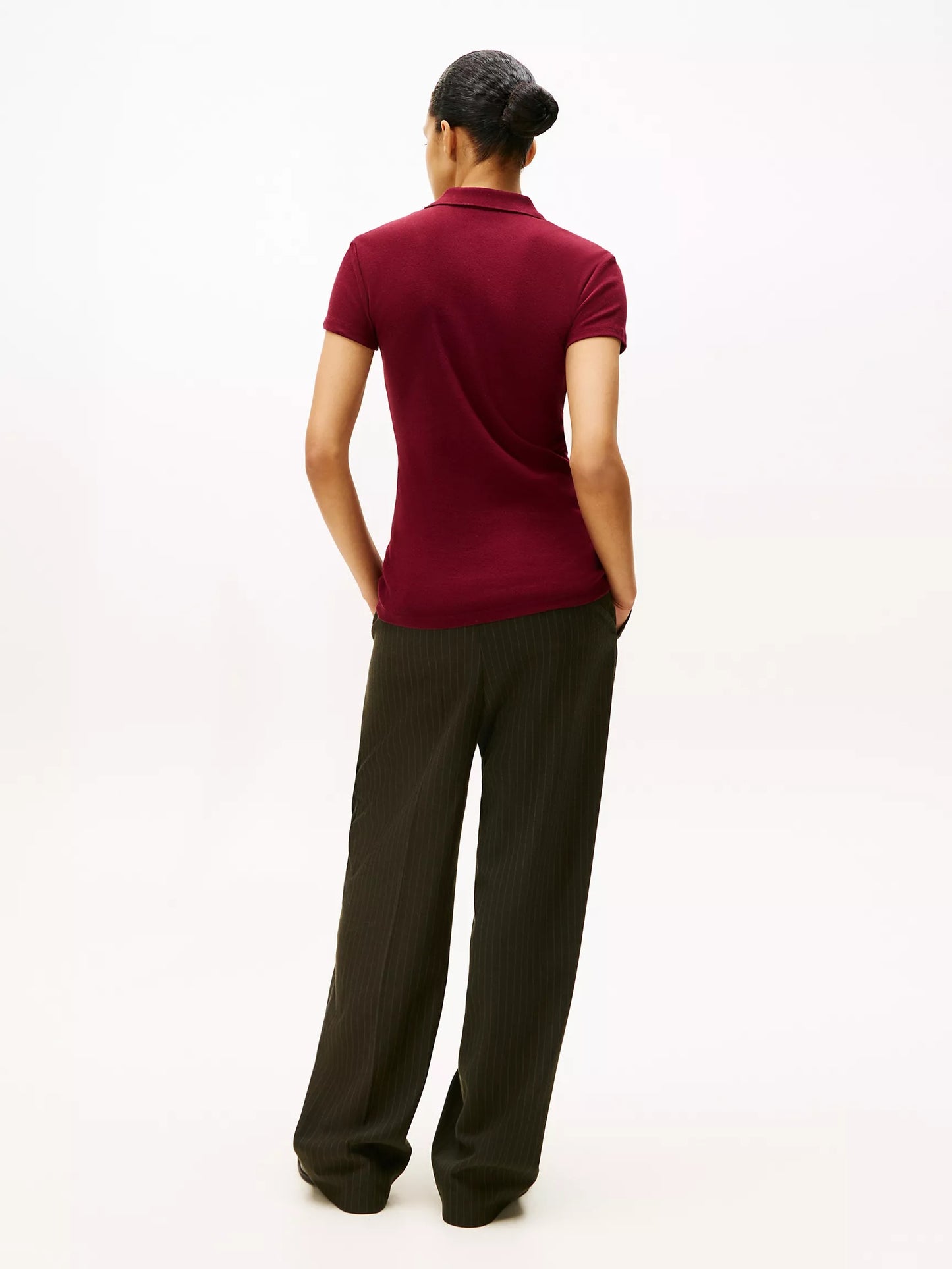 Chemise ajustada con cremallera de aro