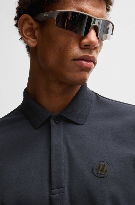 Chemise de algodón con logo estampado