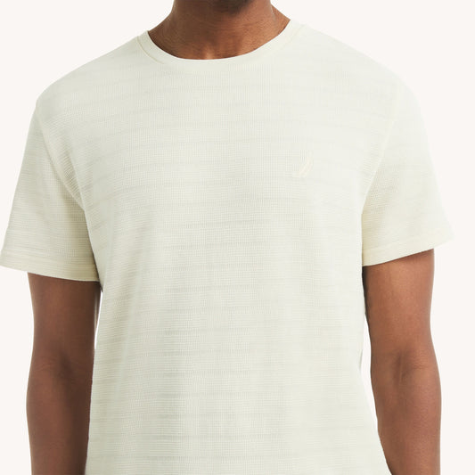 Franela cuello redondo tejido wafle