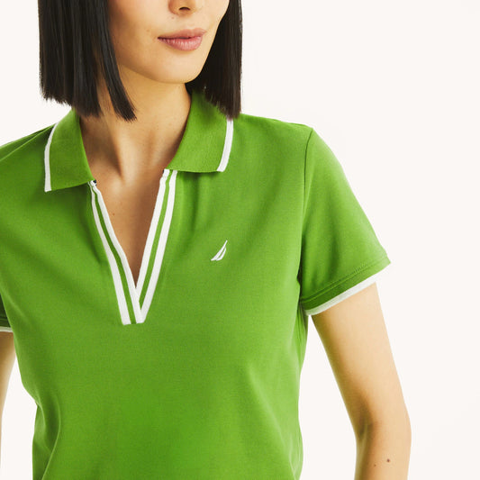 Chemise cuello en V sin botones