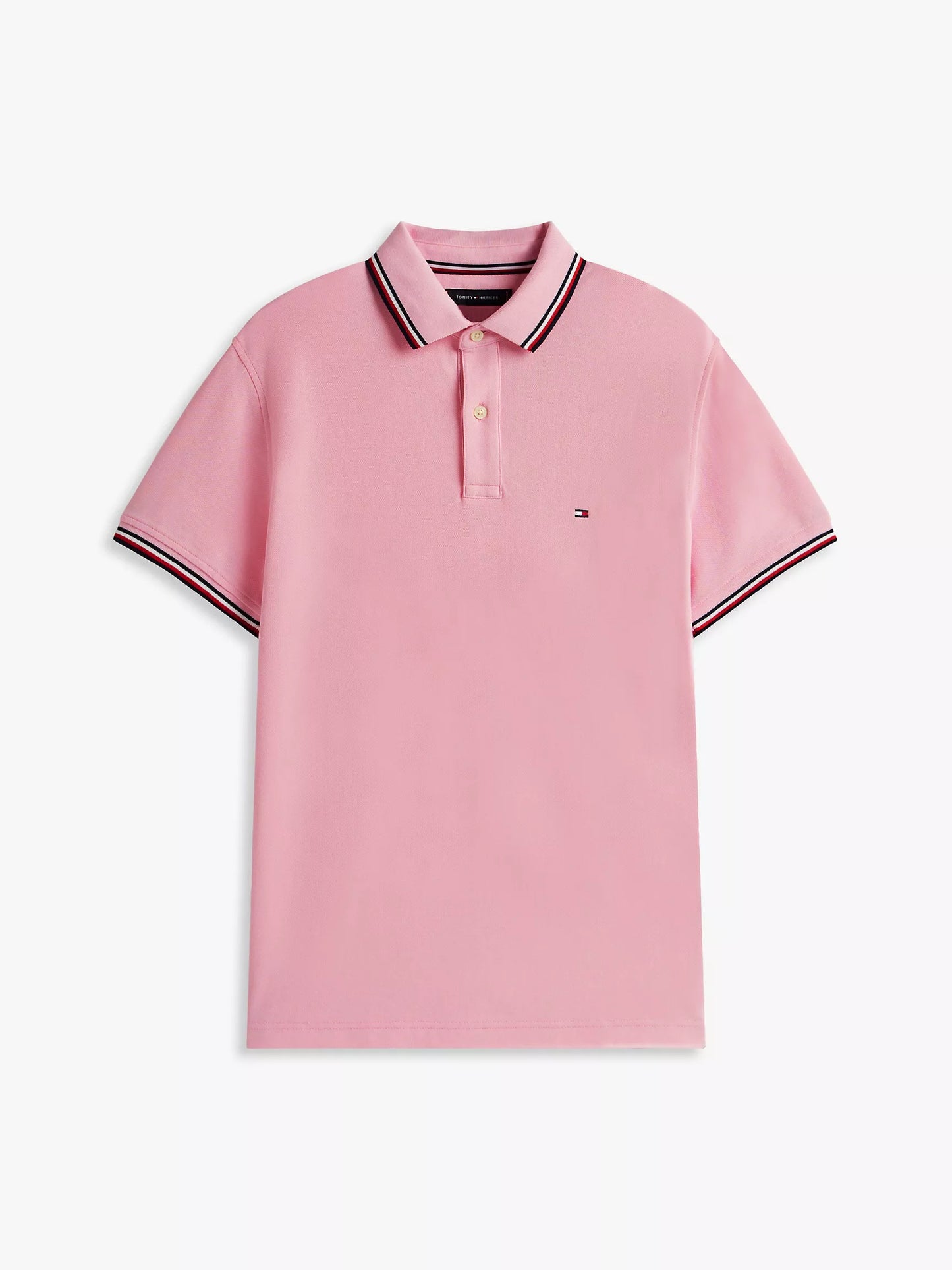 Chemise unicolor con cuello ribeteado