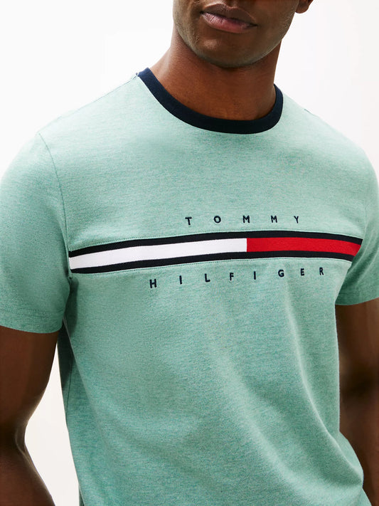 Franela con logo de bandera central