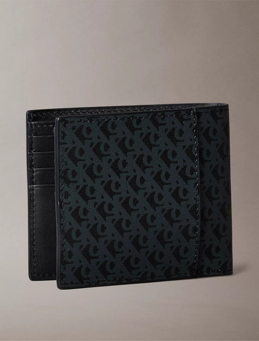 Cartera de caballero doble con monograma