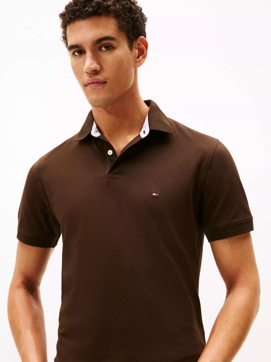 Chemise regular unicolor con logo