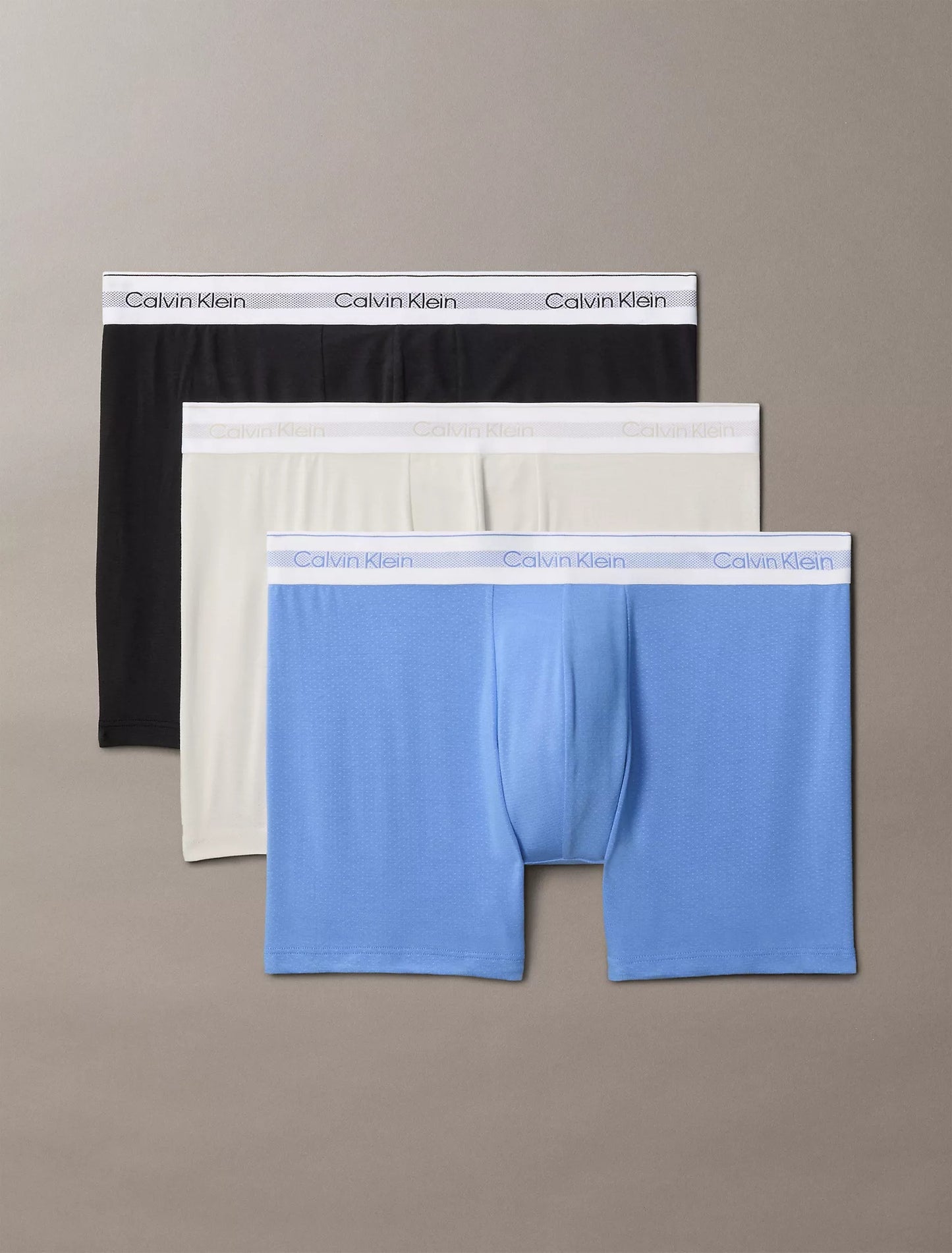 3 Pack Boxer largos con logo en cinta