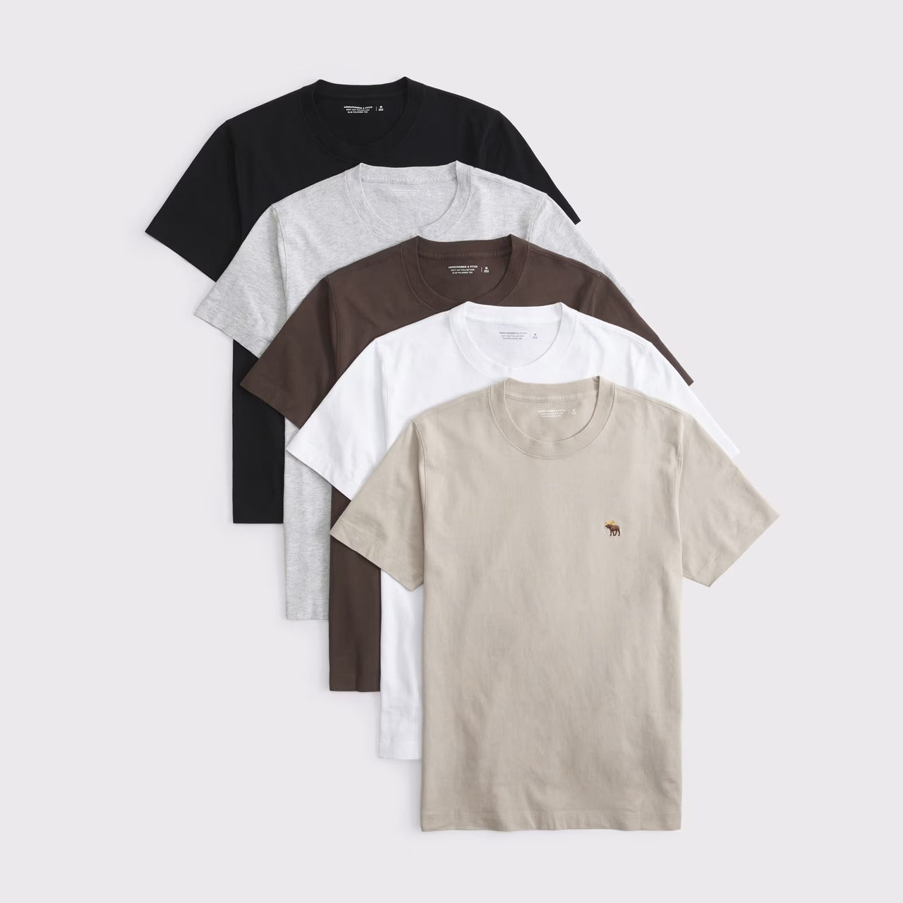 Franela cuello redondo unicolor con logo