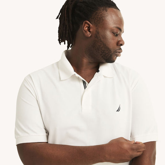 Chemise regular performance unicolor con logo para grandes