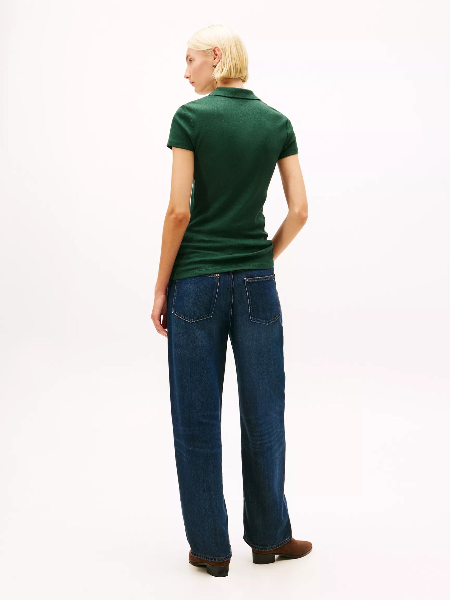 Chemise ajustada con cremallera de aro