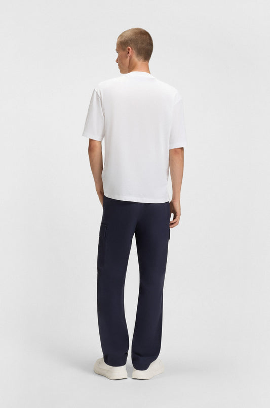 Franela cuello redondo con logo de central de carita