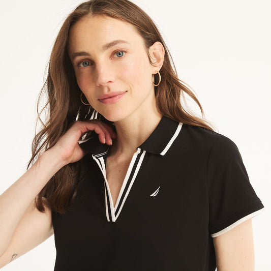 Chemise cuello en V sin botones