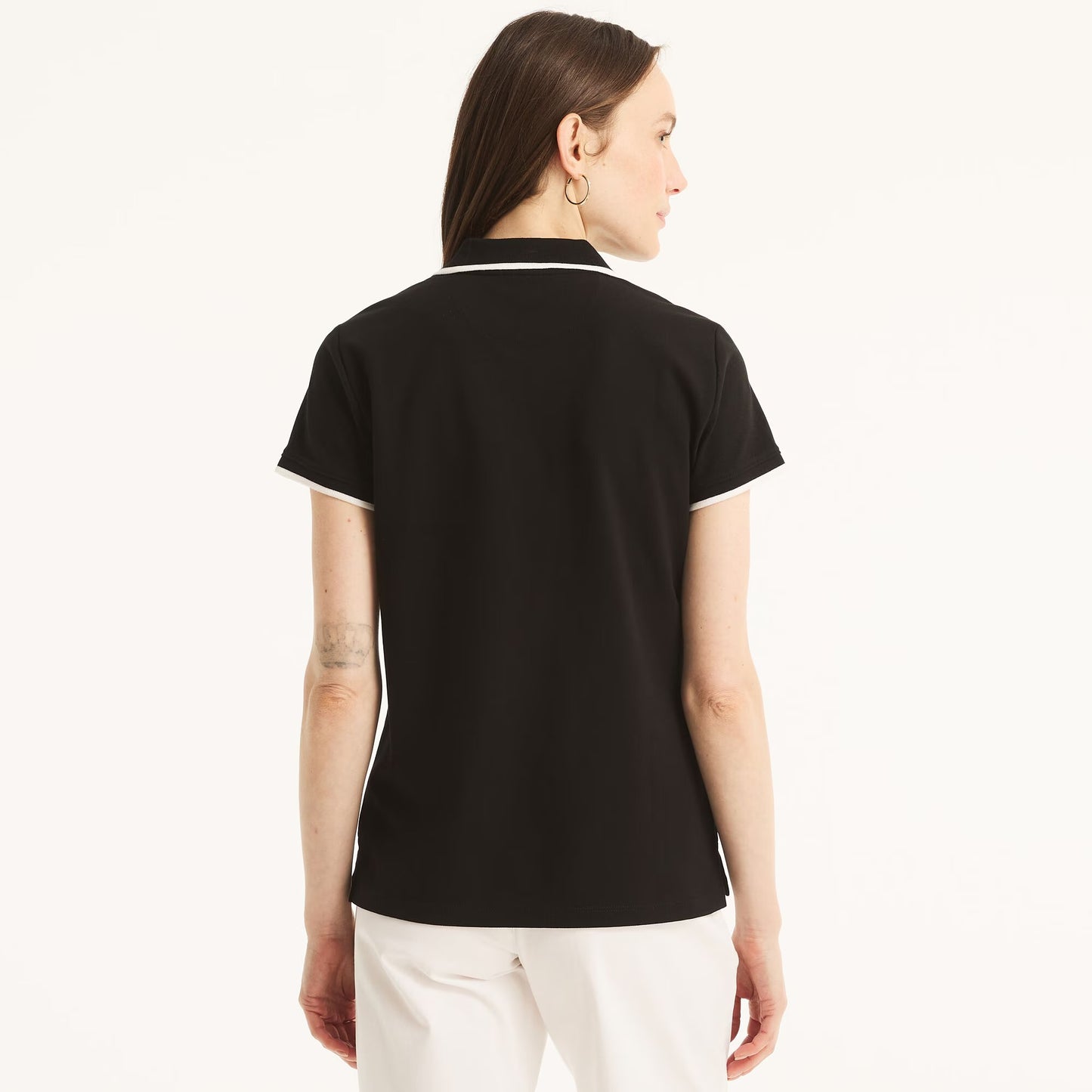 Chemise cuello en V sin botones