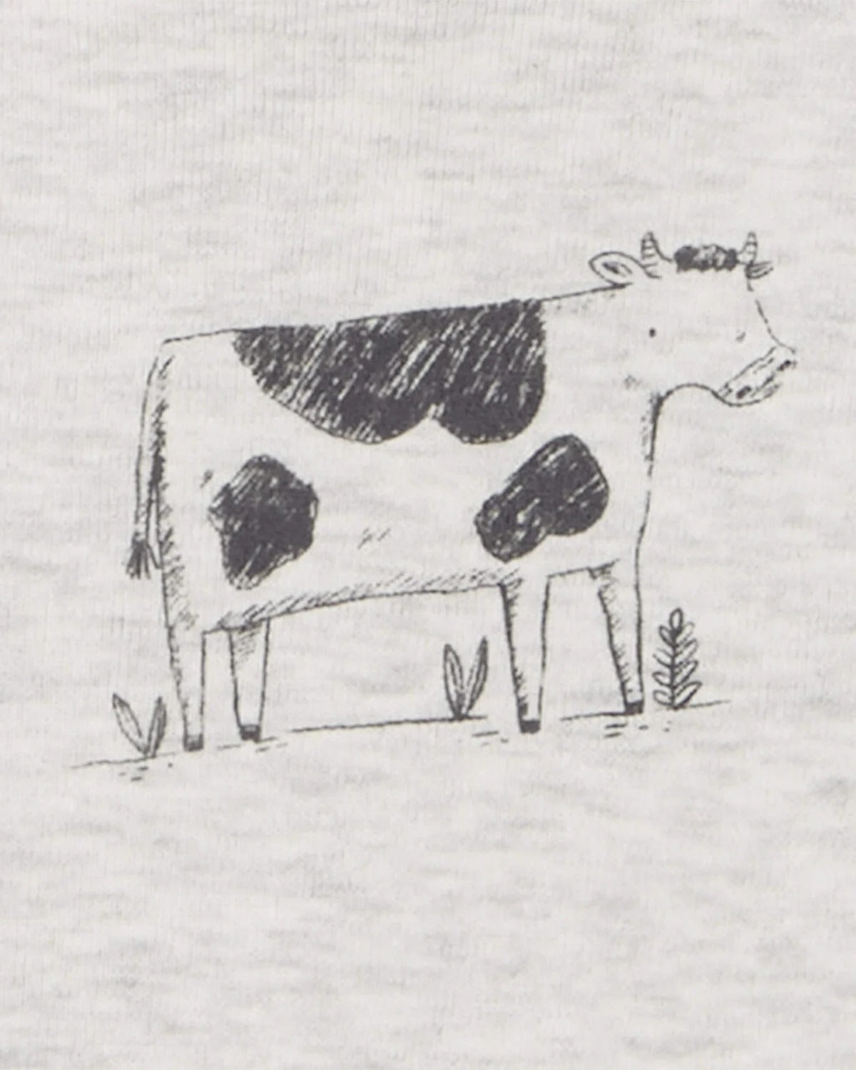 5 Pack Bodys estampado animales de granja para pequeños