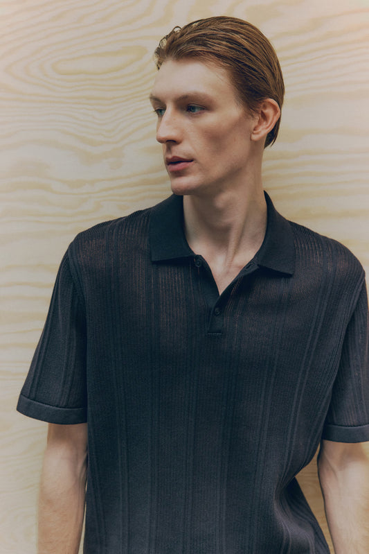 Chemise regular texturizada