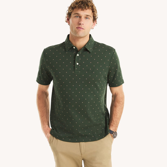 Chemise de algodón con estampado y logo