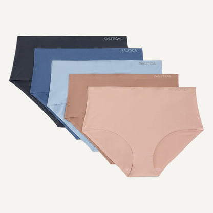 5 Pack Panties corte alto de algodón