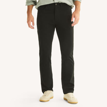 Pantalon elastico regular corte recto