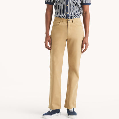 Pantalon elastico regular corte recto