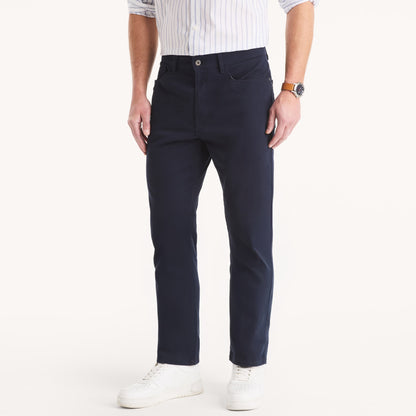 Pantalon elastico regular corte recto