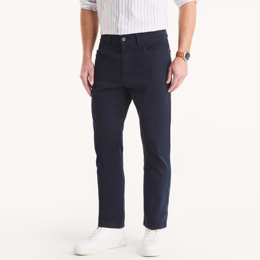 Pantalon elastico regular corte recto