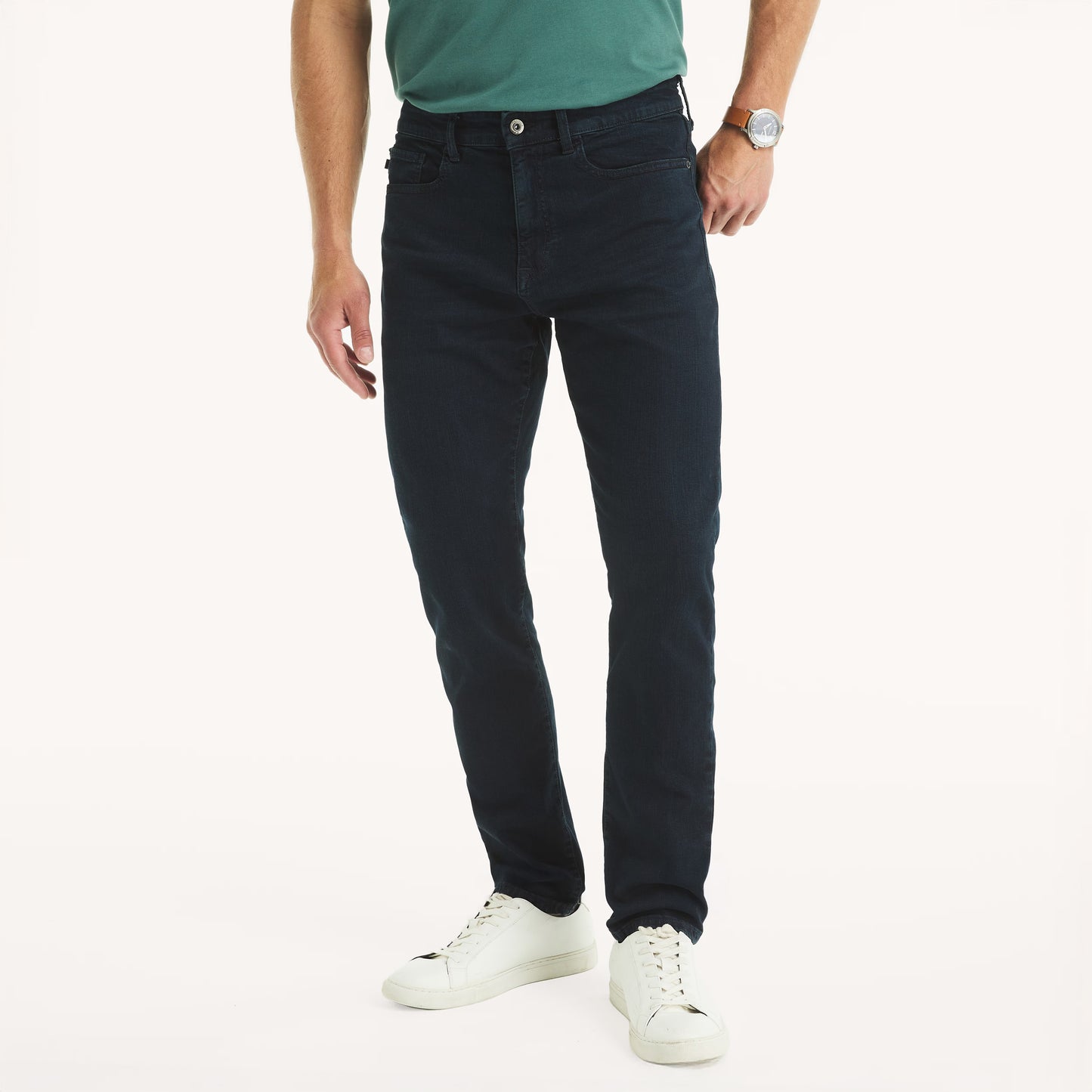 Jean atletico elástico semi ajustado