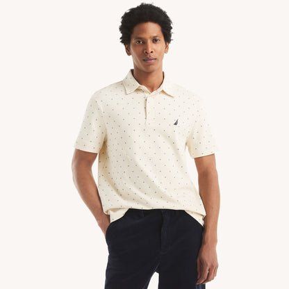 Chemise de algodón con estampado y logo