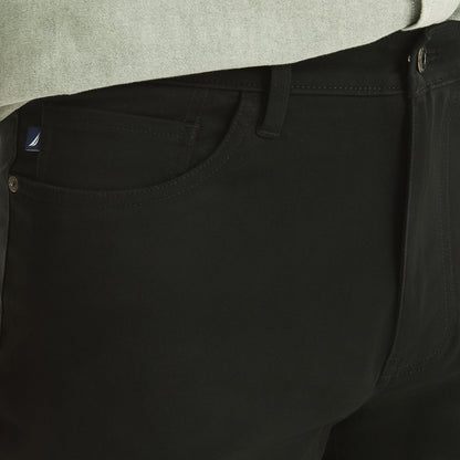 Pantalon elastico regular corte recto