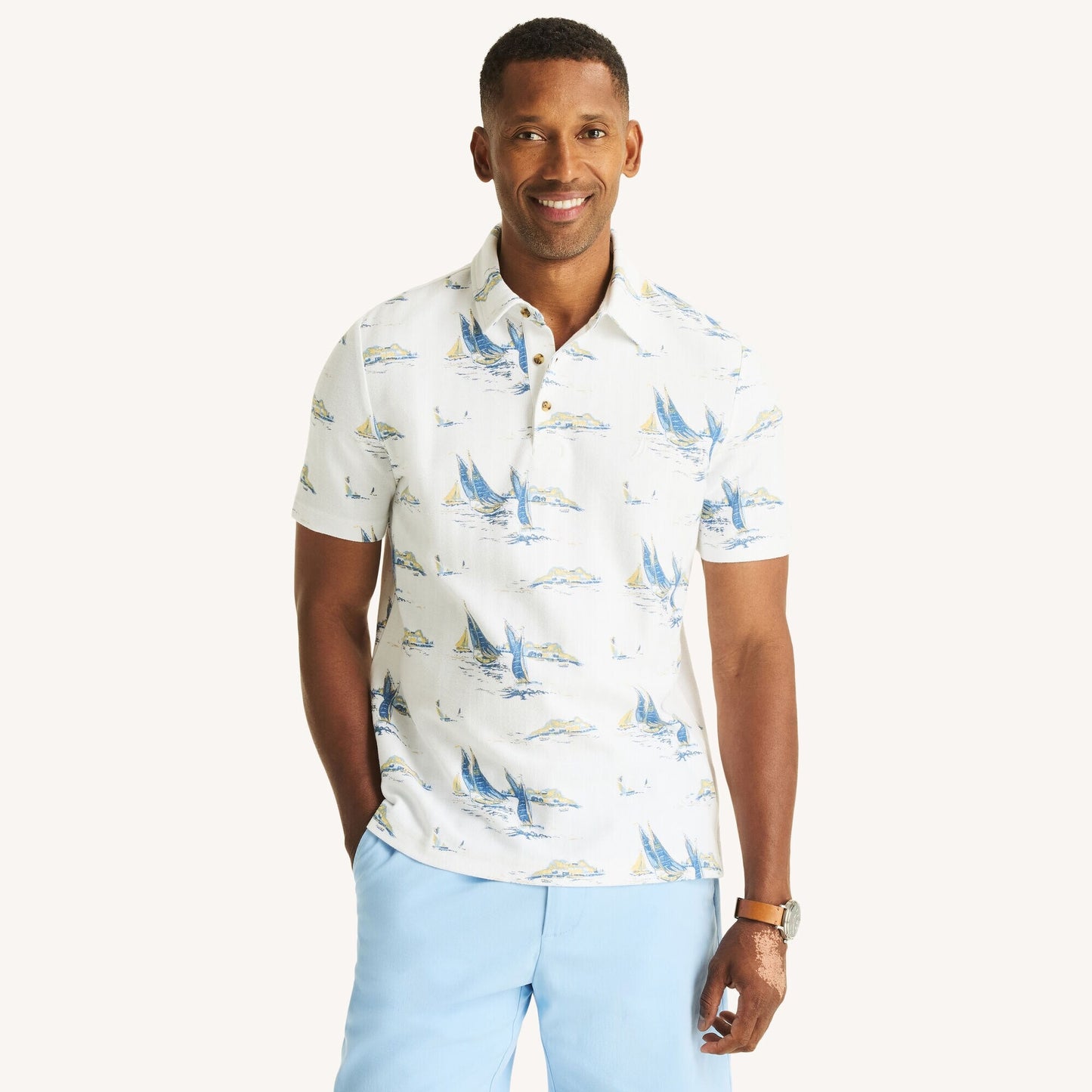 Chemise regular con estampado