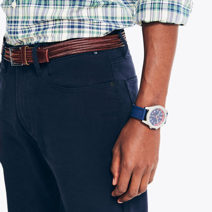 Pantalon elastico regular corte semi ajustado