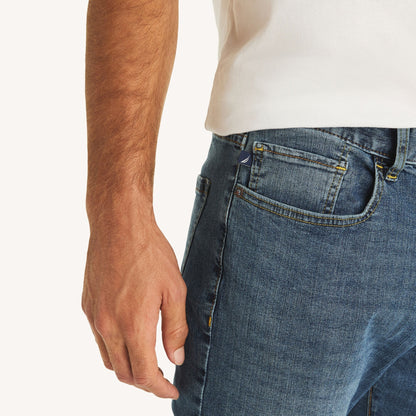 Jean atletico elástico semi ajustado