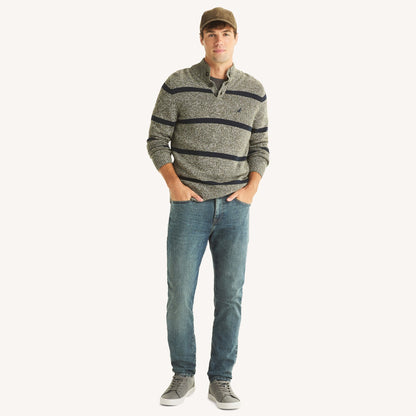 Jean atletico elástico semi ajustado