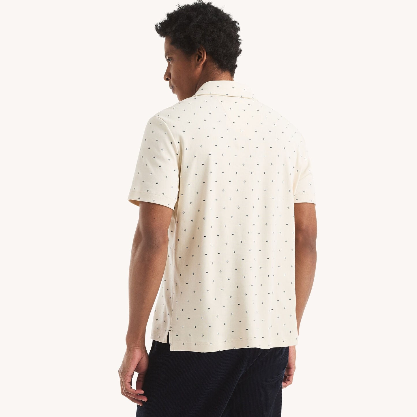 Chemise de algodón con estampado y logo