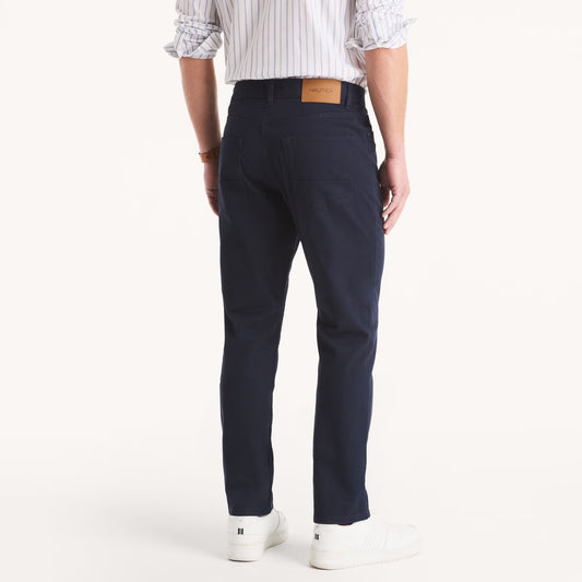 Pantalon elastico regular corte recto