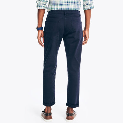 Pantalon elastico regular corte semi ajustado