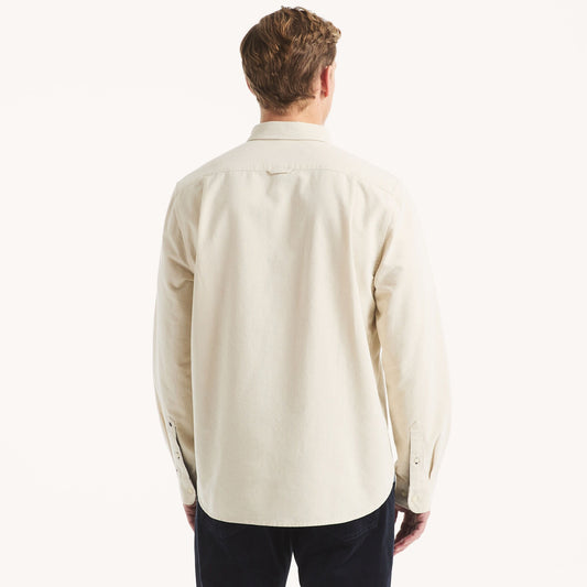 Camisa manga larga unicolor Oxford