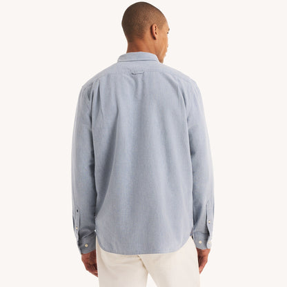 Camisa manga larga unicolor Oxford