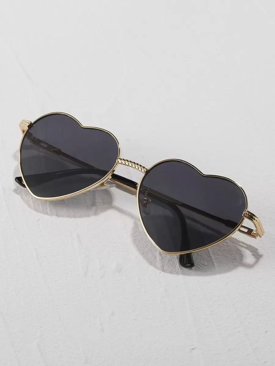 Lentes de sol montura de corazon
