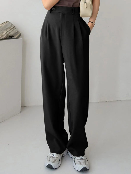 Pantalones rectos de vestir
