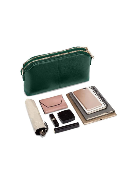 Bolso minimalista con cremallera