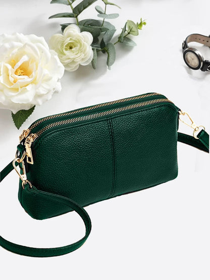 Bolso minimalista con cremallera