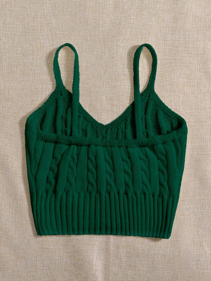 Top de punto unicolor