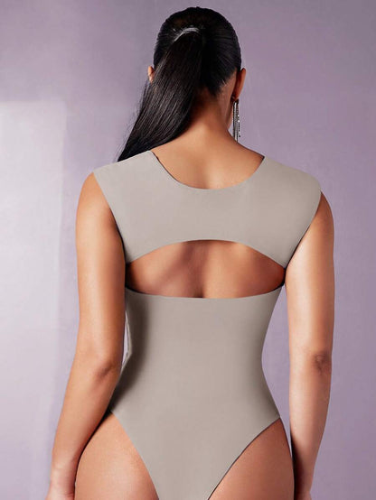 Body unicolor escote corazón