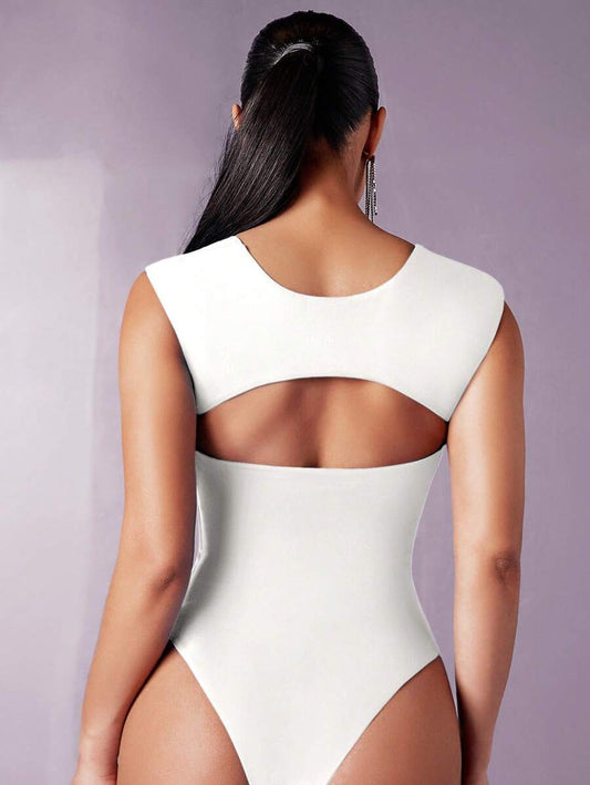 Body unicolor escote corazón