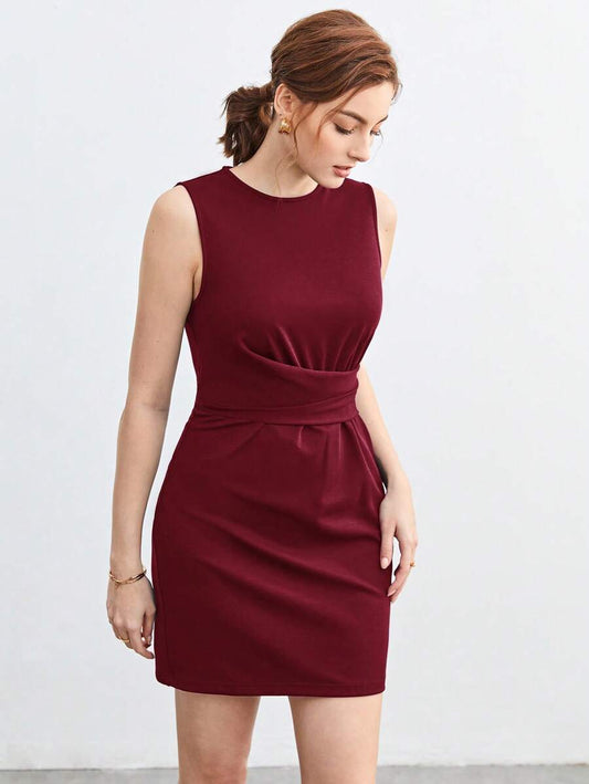 Vestido ajustado unicolor