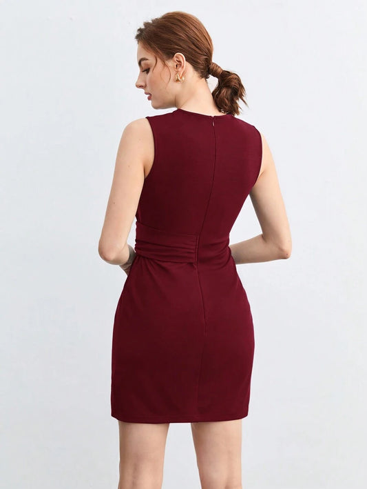 Vestido ajustado unicolor